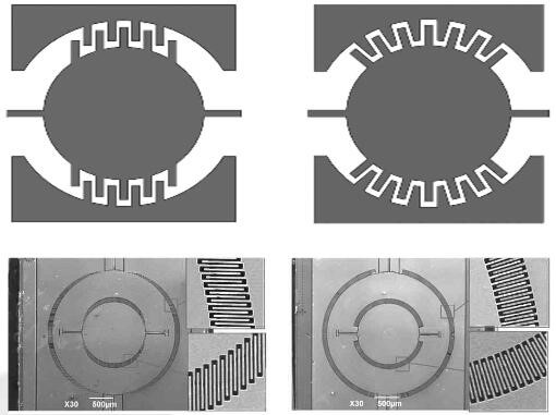 廣西科毅光開關(guān)核心組件:發(fā)散梳齒靜電驅(qū)動MEMS微鏡 廣西科毅光開關(guān)核心組件:發(fā)散梳齒靜電驅(qū)動MEMS微鏡
