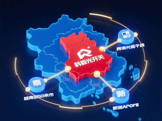 中國-東盟跨境光纜網絡光開關部署節(jié)點