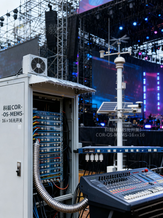 科毅光開關在戶外音樂節(jié)的防護部署實例 科毅光開關在戶外音樂節(jié)的防護部署實例