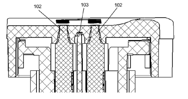 內(nèi)殼體隔離數(shù)個導(dǎo)光體的示意圖多信標(biāo)光開關(guān)防竄光結(jié)構(gòu)圖 內(nèi)殼體隔離數(shù)個導(dǎo)光體的示意圖多信標(biāo)光開關(guān)防竄光結(jié)構(gòu)圖